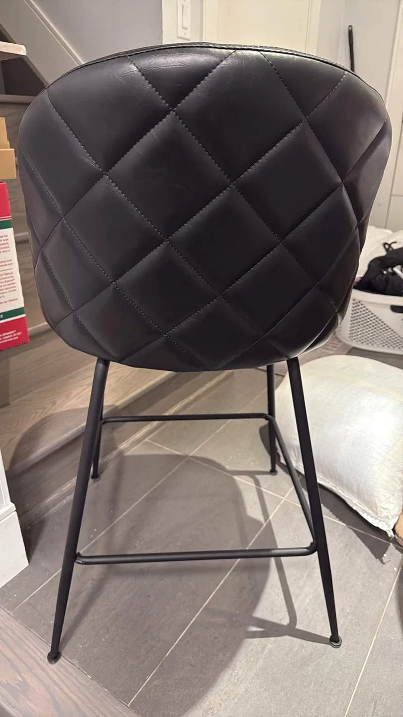 Brand New Black Bar Stools (Set of 4) image indicator(2)