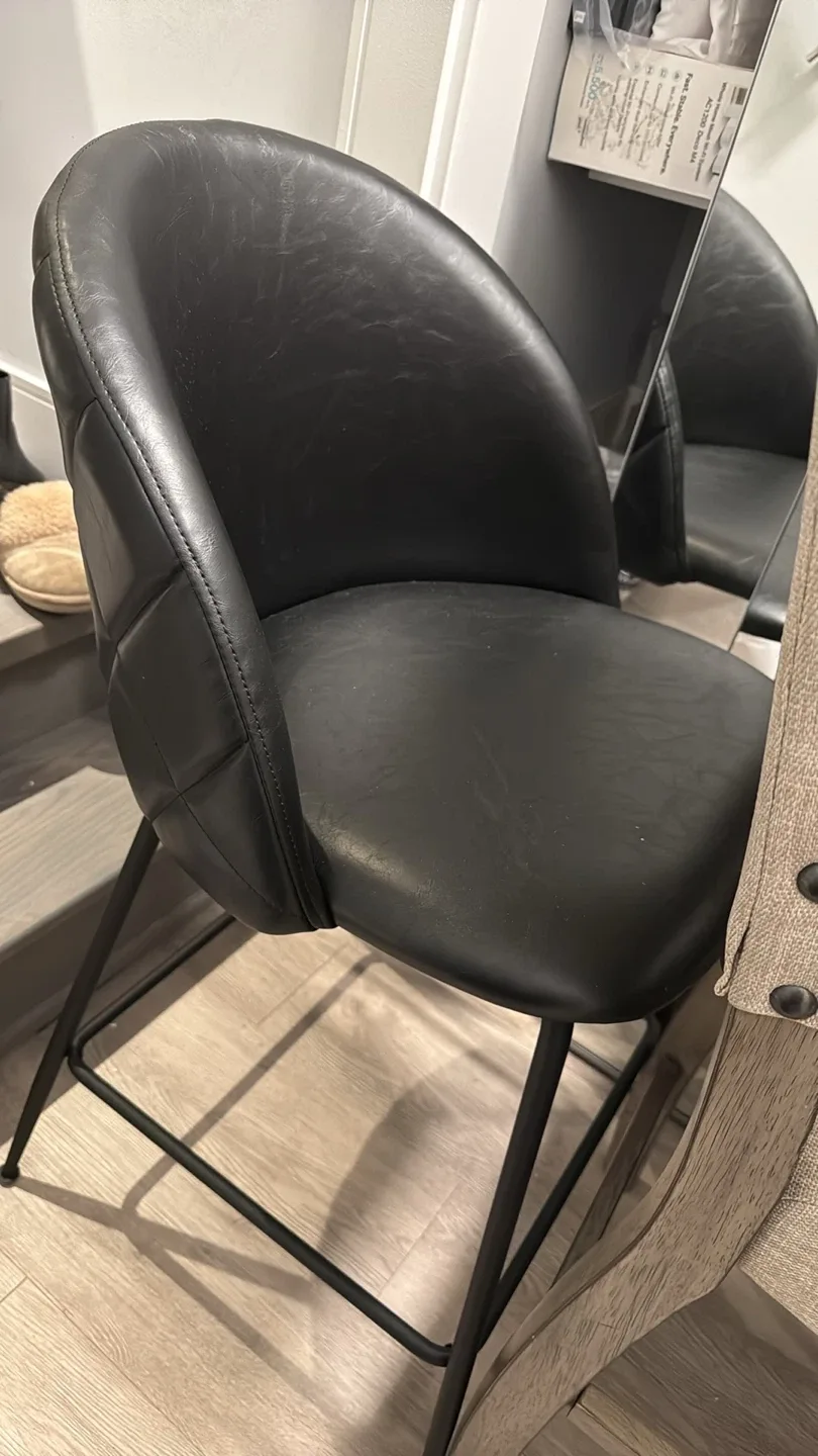 Brand New Black Bar Stools (Set of 4) image indicator(3)