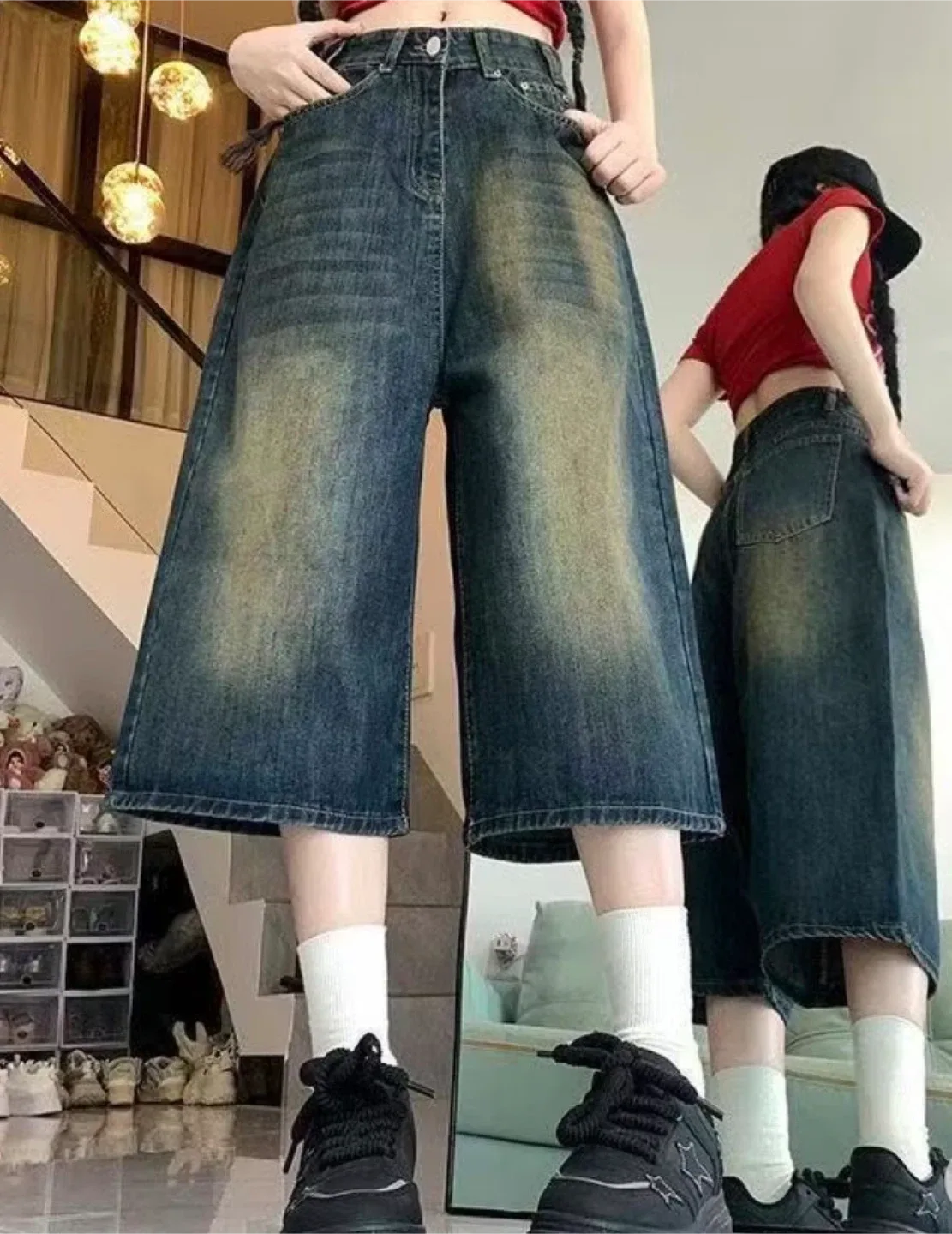 Denim Culottes - Size M #Cleanout