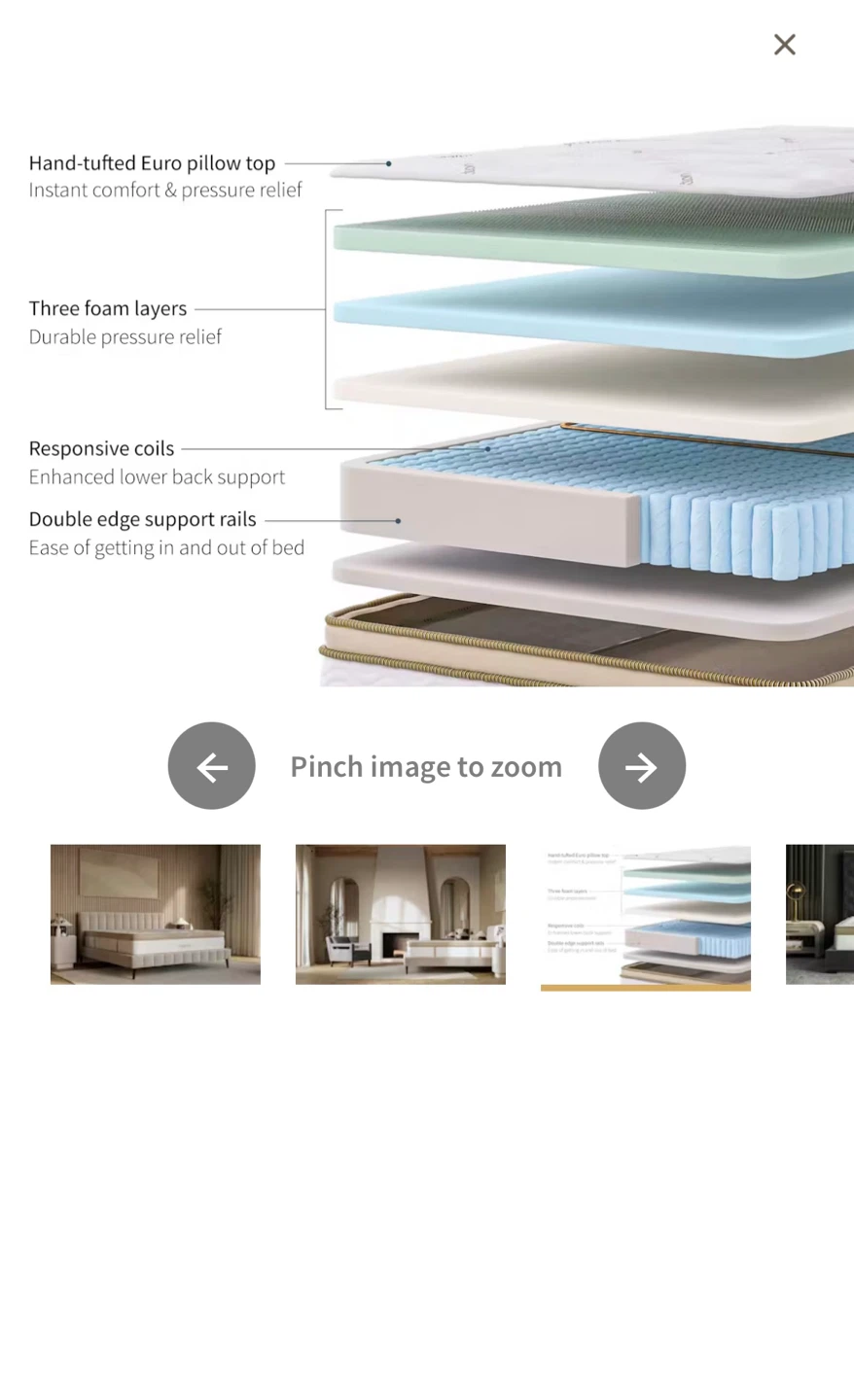 Saatva HD Mattress - Luxury Hybrid Innerspring - photo 5