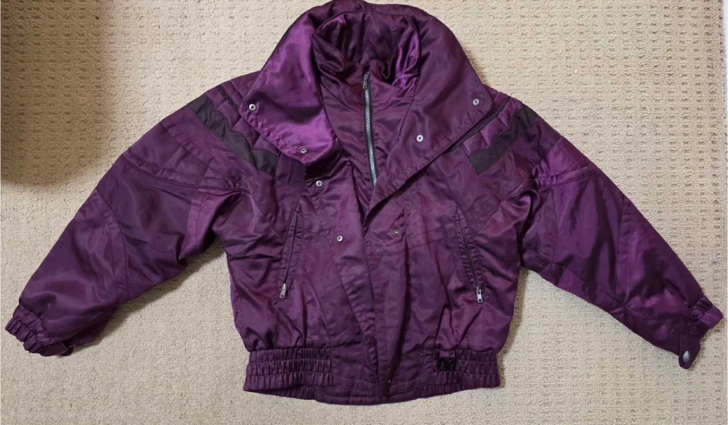 Vintage Purple Ski Jacket - size small