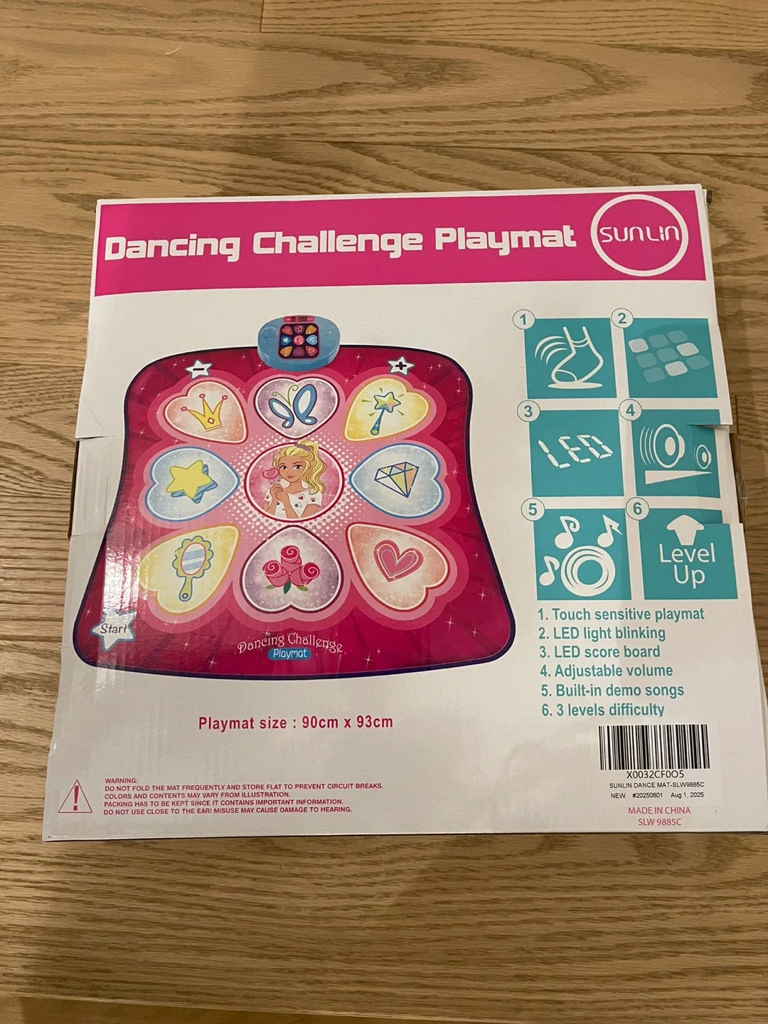 SUNLIN Dancing Challenge Playmat - Pink image indicator(2)