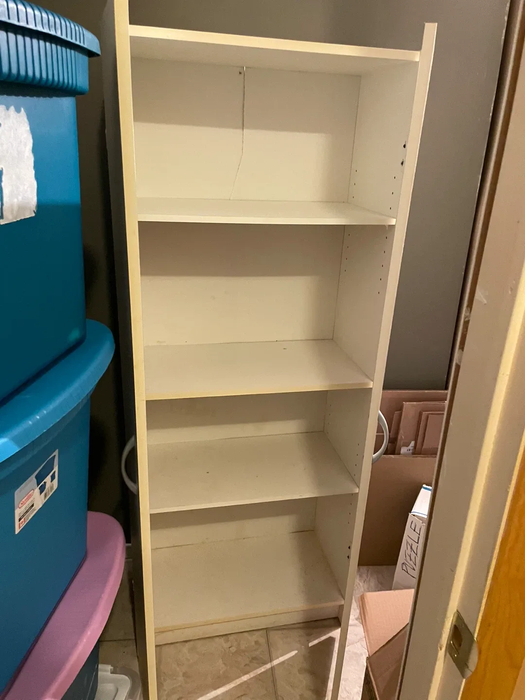 Cream Bookshelf/Storage Cabinet image indicator(2)