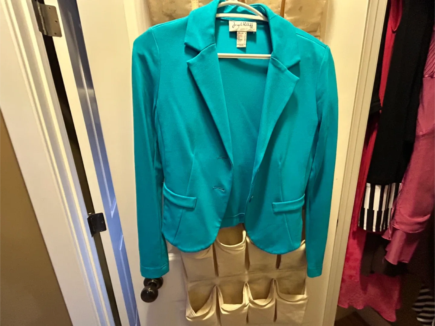 Joseph Ribkoff Teal Blazer - Size 8