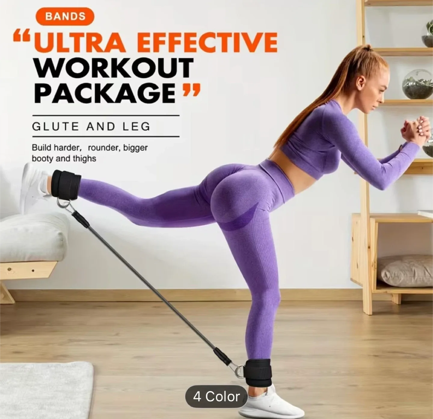 HPYGN Ankle Resistance Bands - Flexible Use image indicator(2)