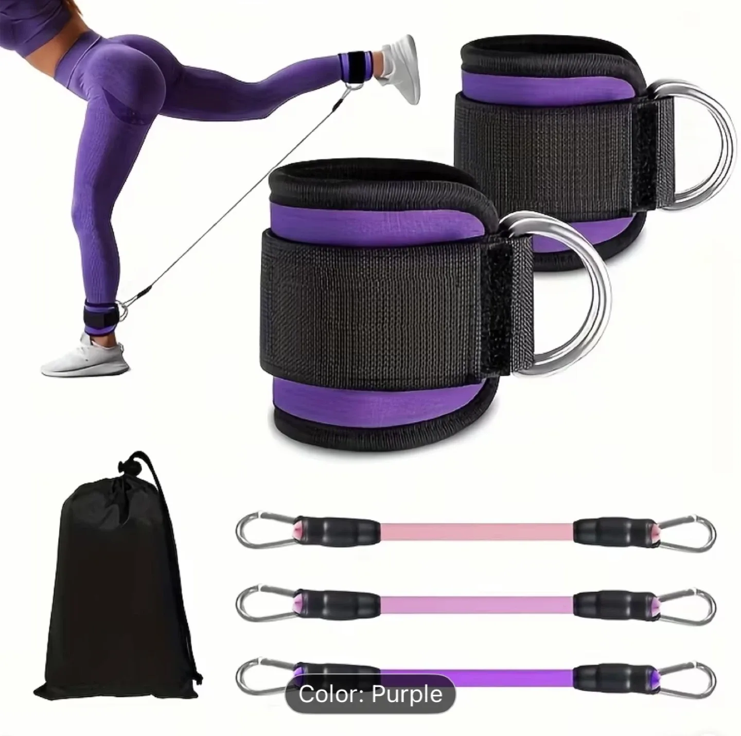 HPYGN Ankle Resistance Bands - Flexible Use