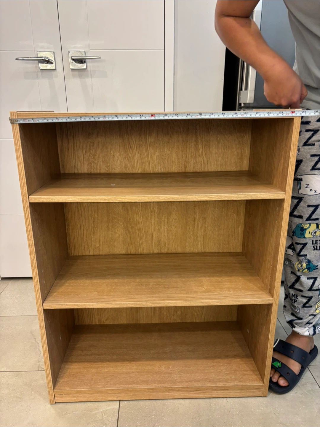Wooden 3-Shelf Bookcase/Dresser - photo 5