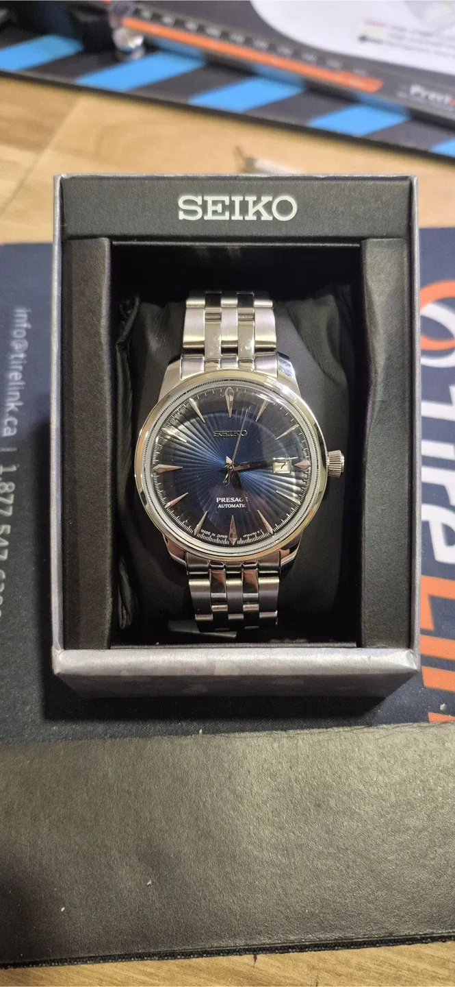 Seiko Presage Cocktail Time 'Blue Moon' Watch 41mm image indicator(2)