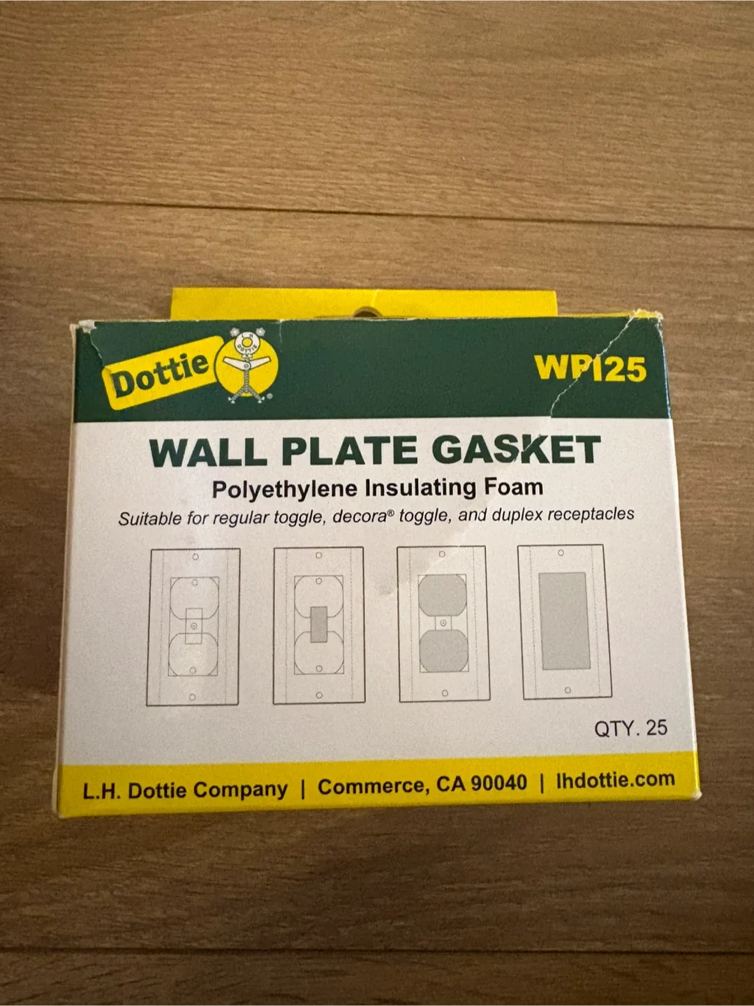 Dottie WP125 Wall Plate Gasket - New