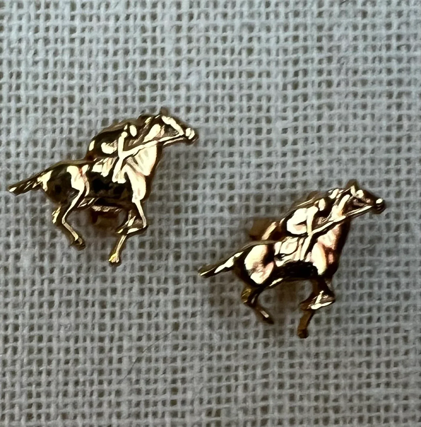 New Gold Plated Stud Earrings
