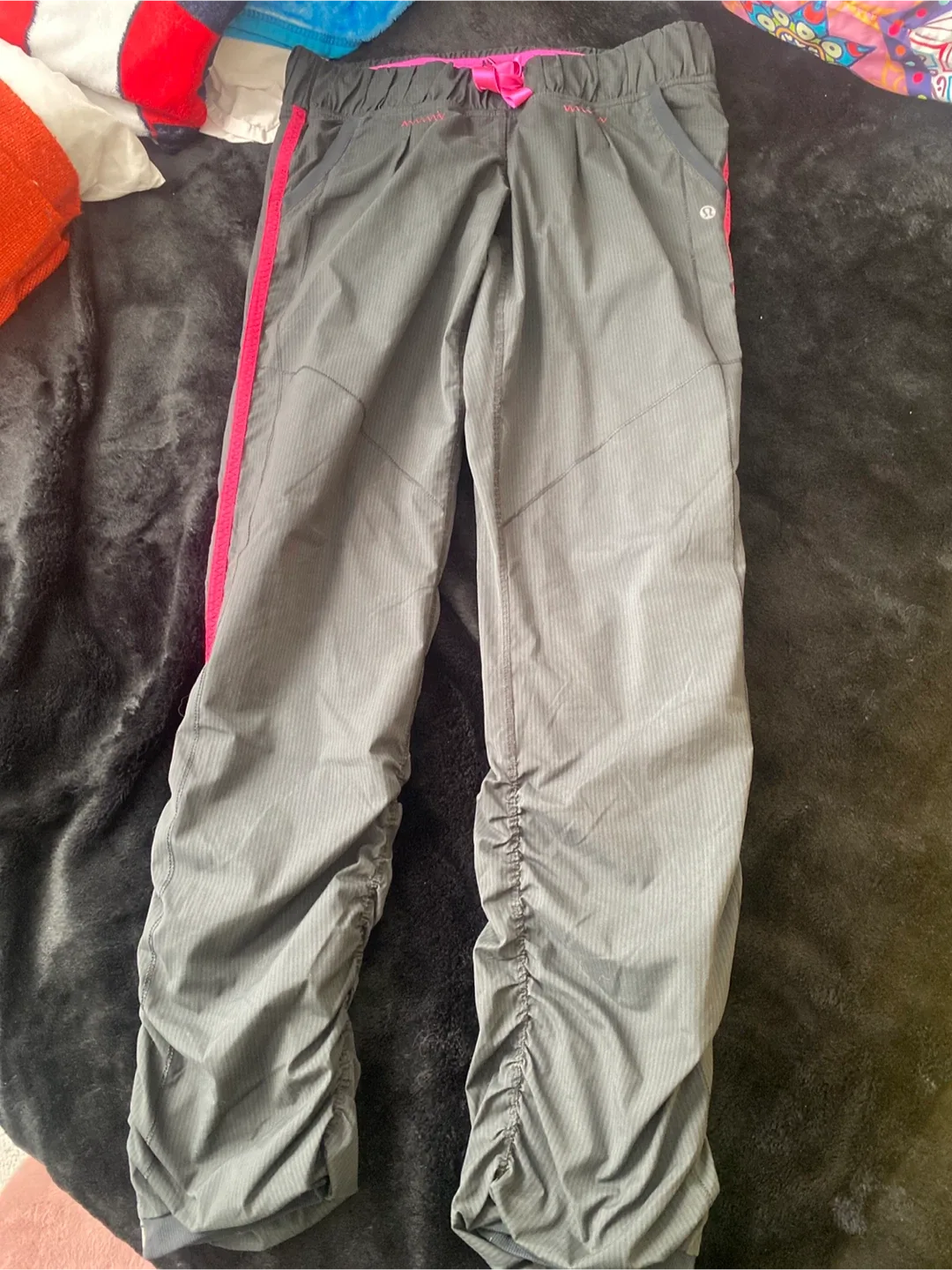 Lululemon Studio Pants - Grey & Pink