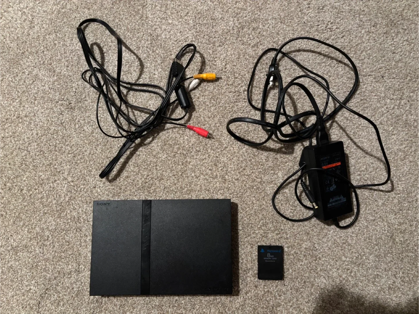 PlayStation 2 (PS2) Console with Controller