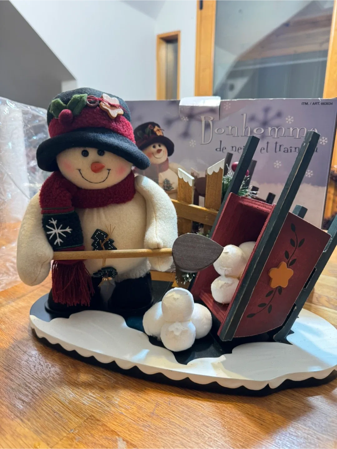 Vintage Bonhomme de neige