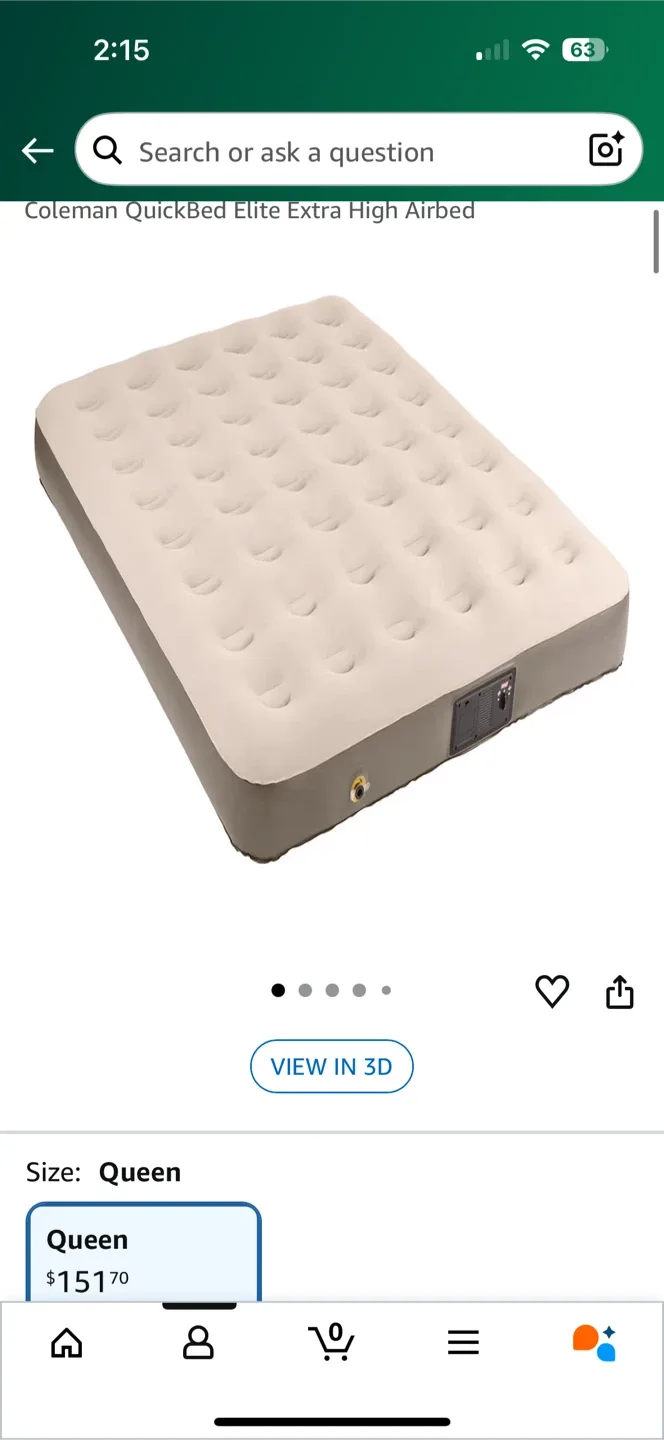 Coleman Queen QuickBed Elite Airbed