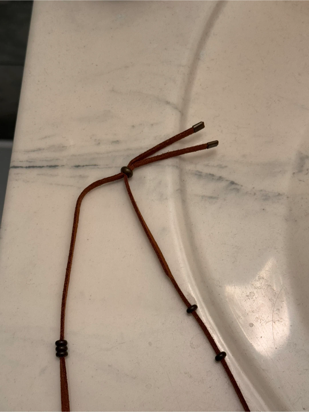 Adjustable Suede Necklace - photo 2