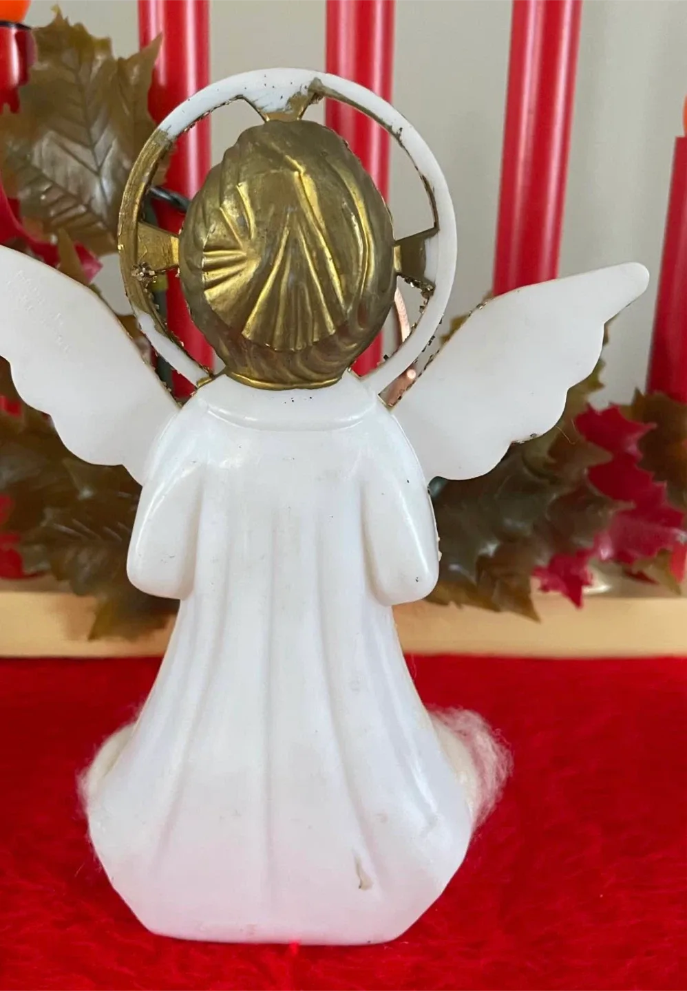 #Cleanout- Vintage Angel Christmas Tree Topper image indicator(2)