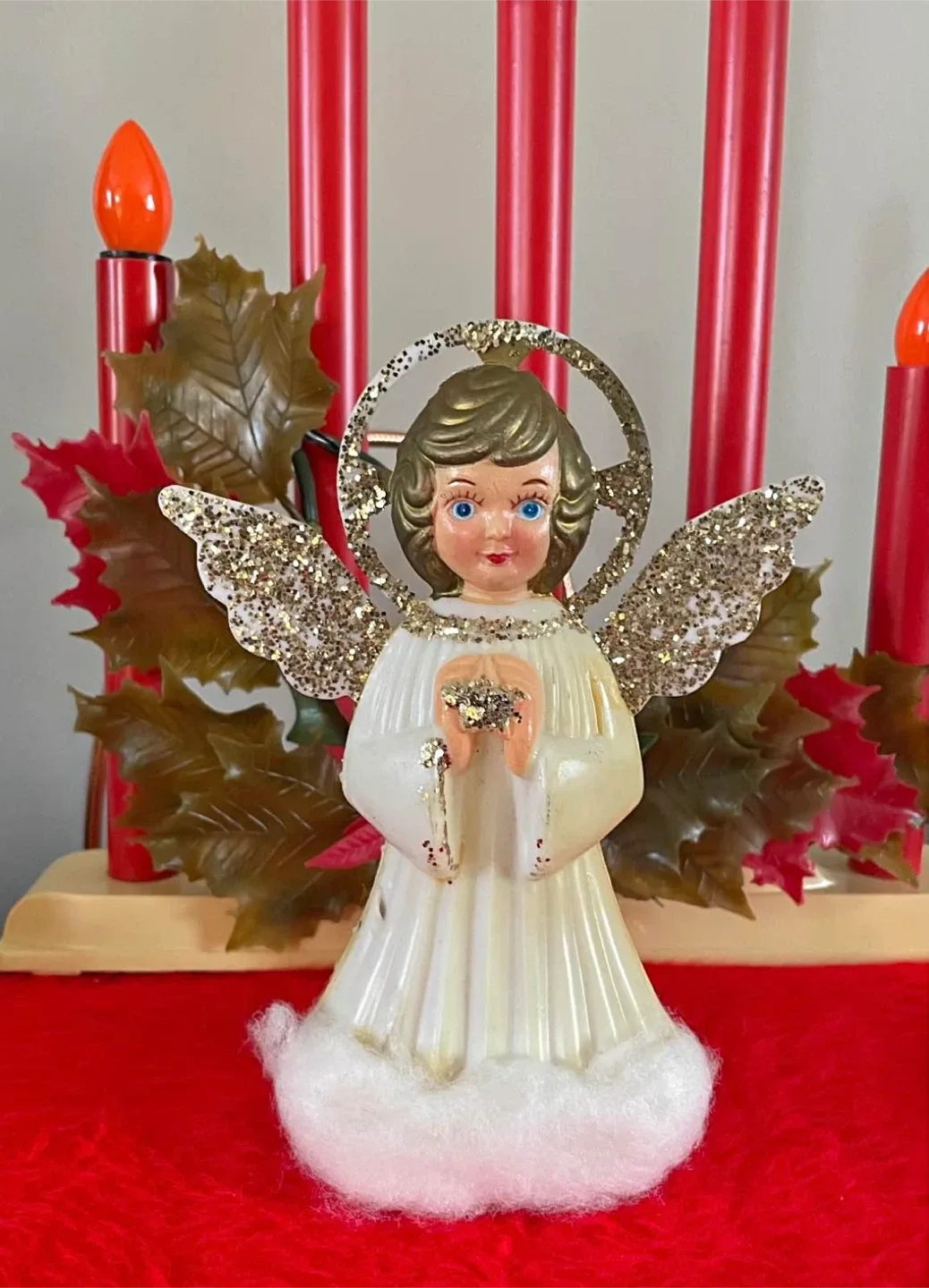 #Cleanout- Vintage Angel Christmas Tree Topper