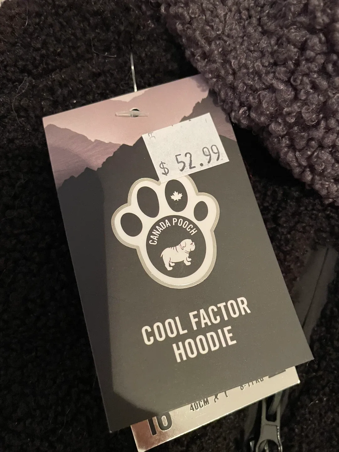 Size 16 Brand New Canada Pooch Dog Hoodie image indicator(2)