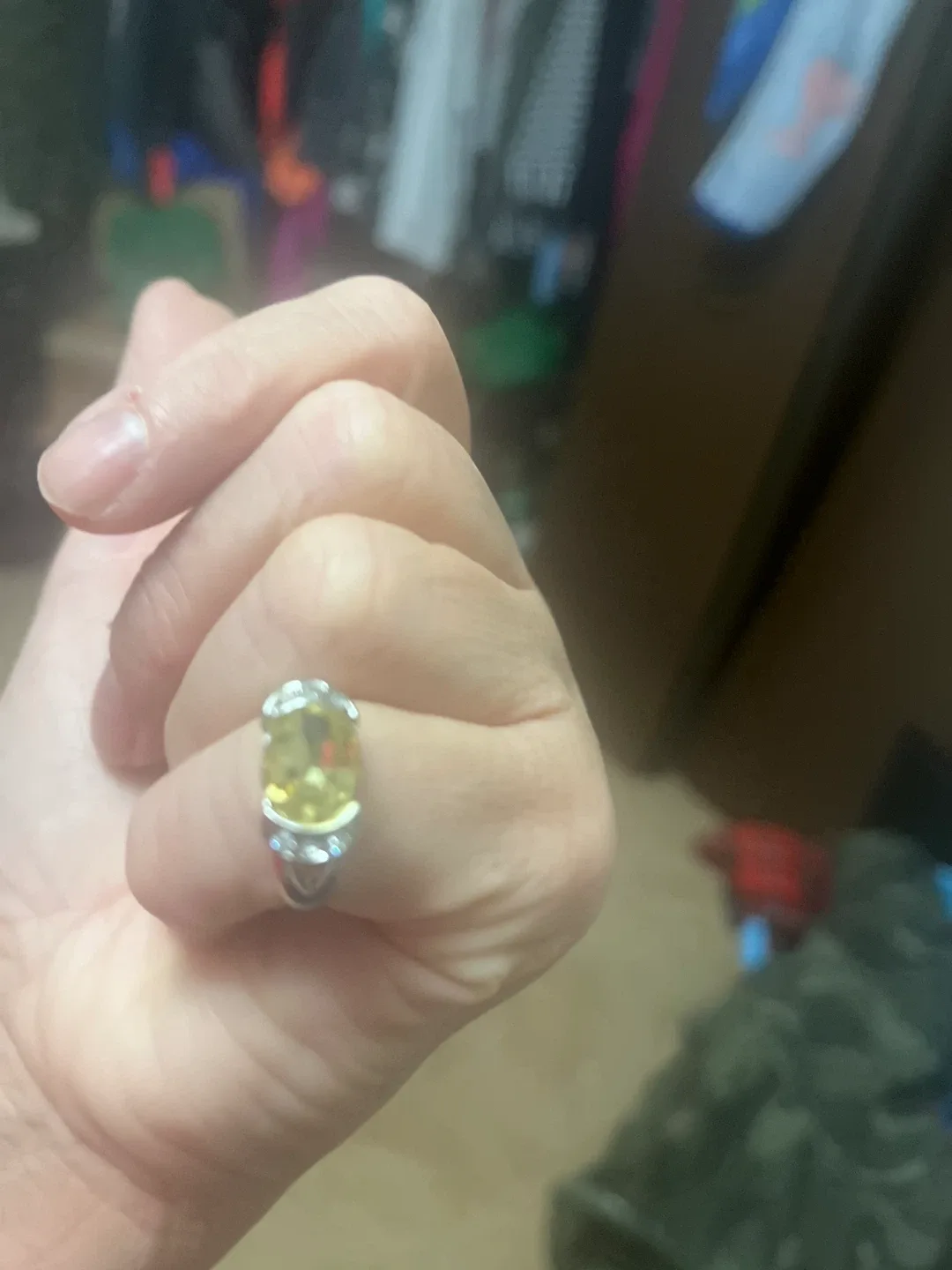 Yellow Gemstone Ring