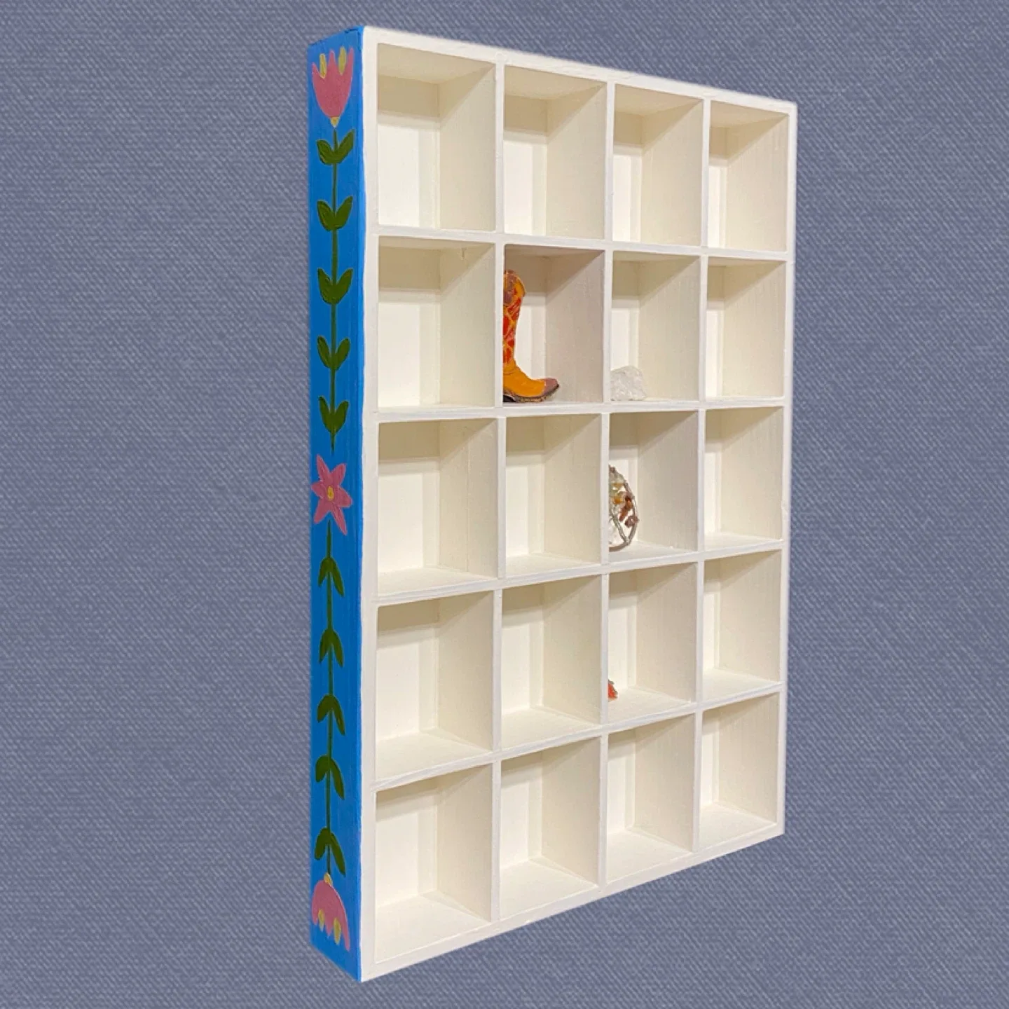 Hand painted Trinket Shelf