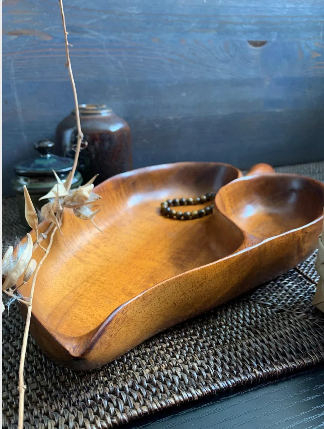 #🎁idea•Vintage Wood Bowl image indicator(4)