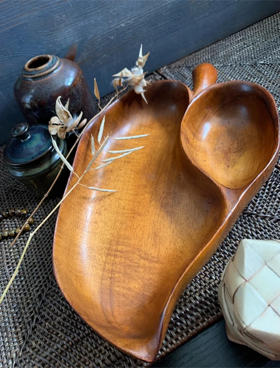 #🎁idea•Vintage Wood Bowl image indicator(2)