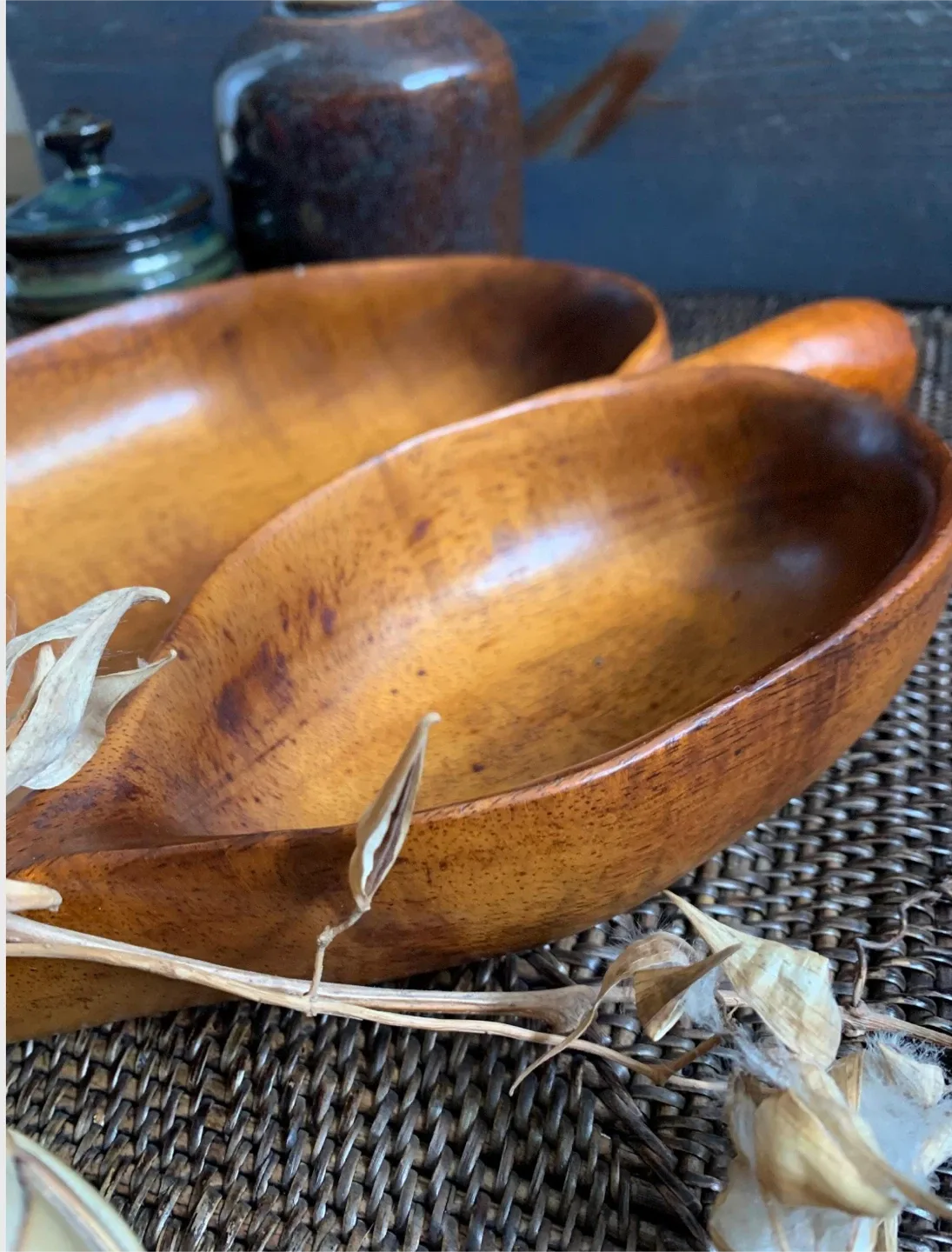 #🎁idea•Vintage Wood Bowl image indicator(9)