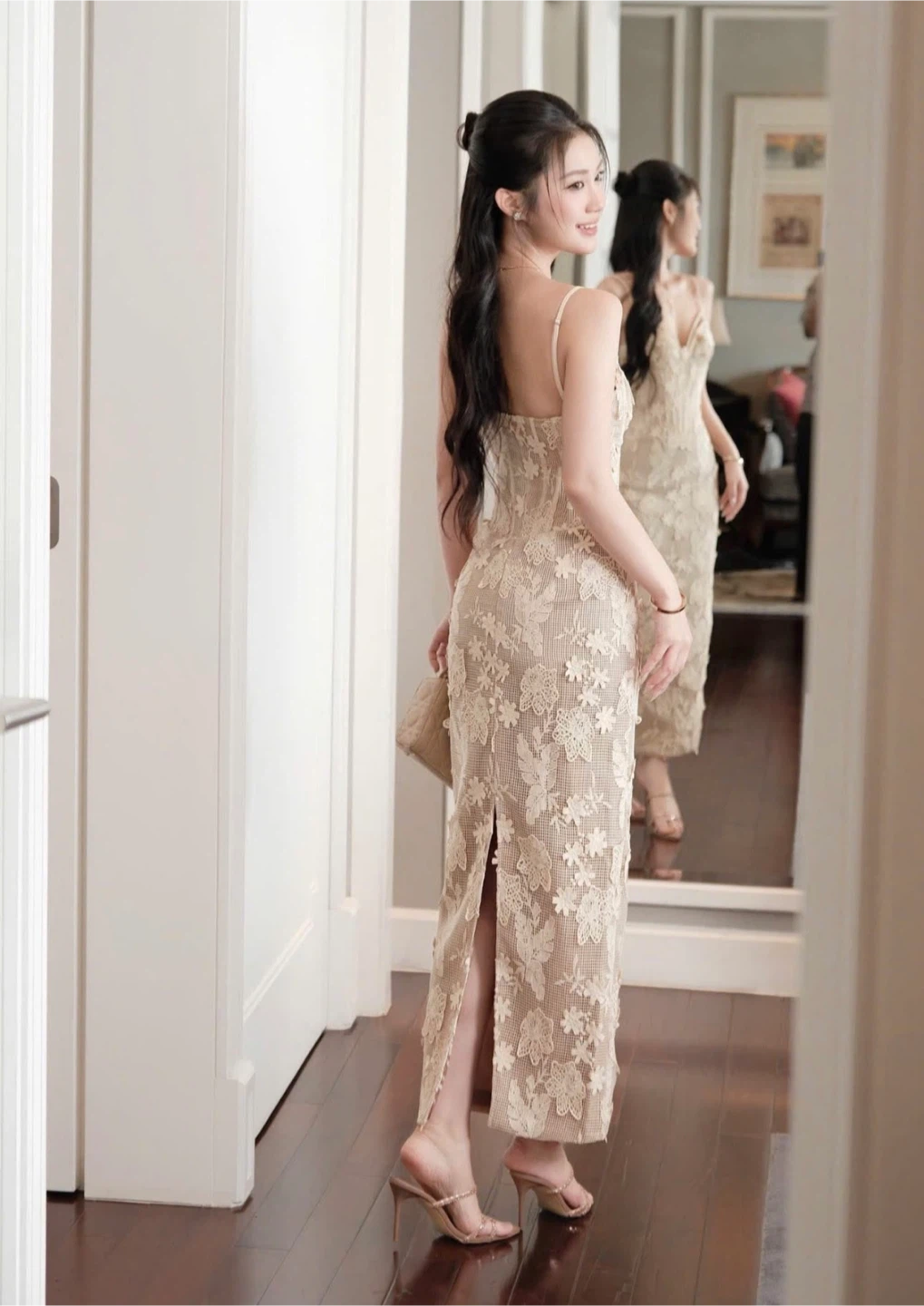 Tareeya Floral Lace Corset Dress - photo 3