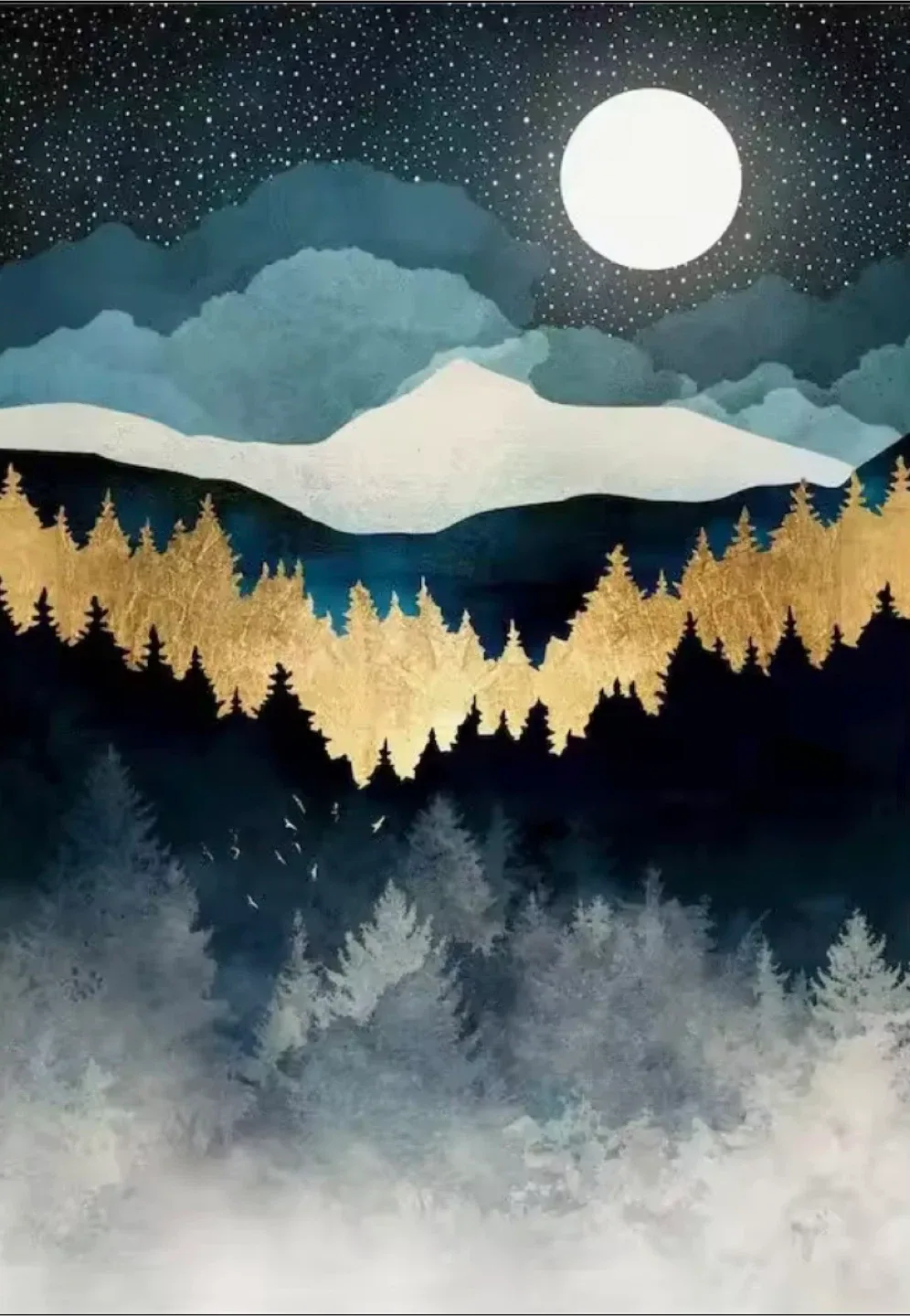 Wall Tapestry Mountain & Sea