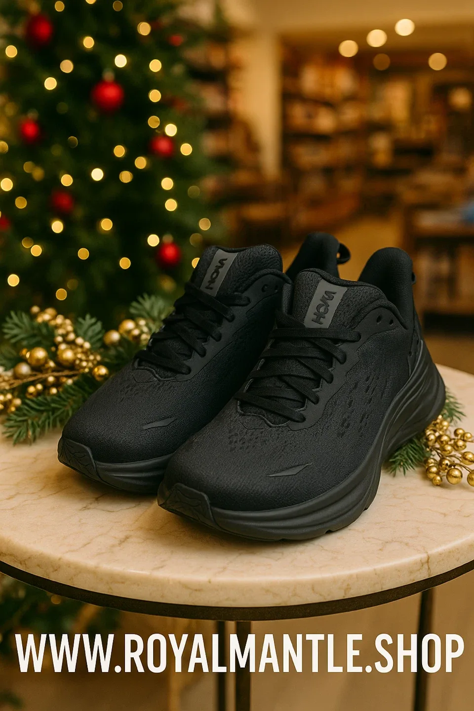 Hoka Clifton 9 Black Running Shoes ! image indicator(4)