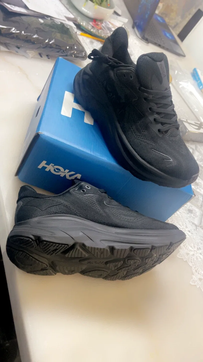 Hoka Clifton 9 Black Running Shoes ! image indicator(6)