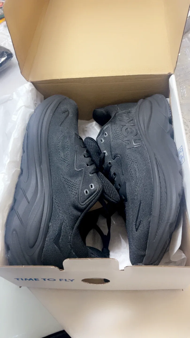 Hoka Clifton 9 Black Running Shoes ! image indicator(7)