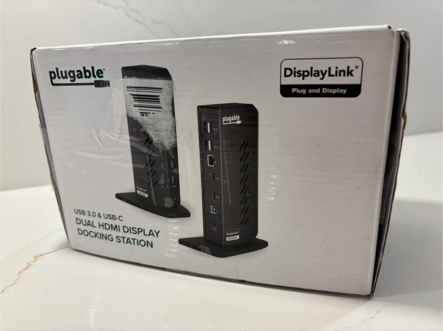 Plugable UD-3900Z Dual Monitor Docking Station, USB 3.0 & USB-C image indicator(7)