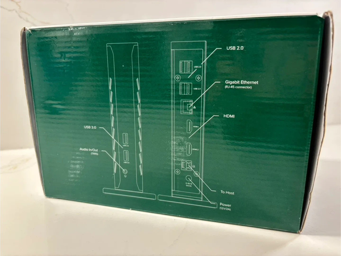 Plugable UD-3900Z Dual Monitor Docking Station, USB 3.0 & USB-C image indicator(9)
