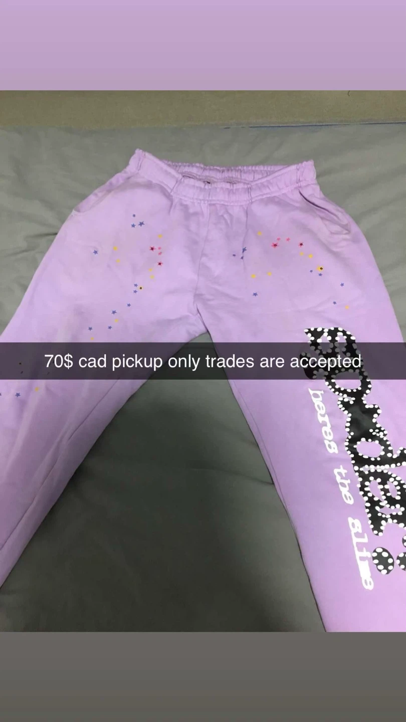SP5DER Lavender Sweatpants - Size L