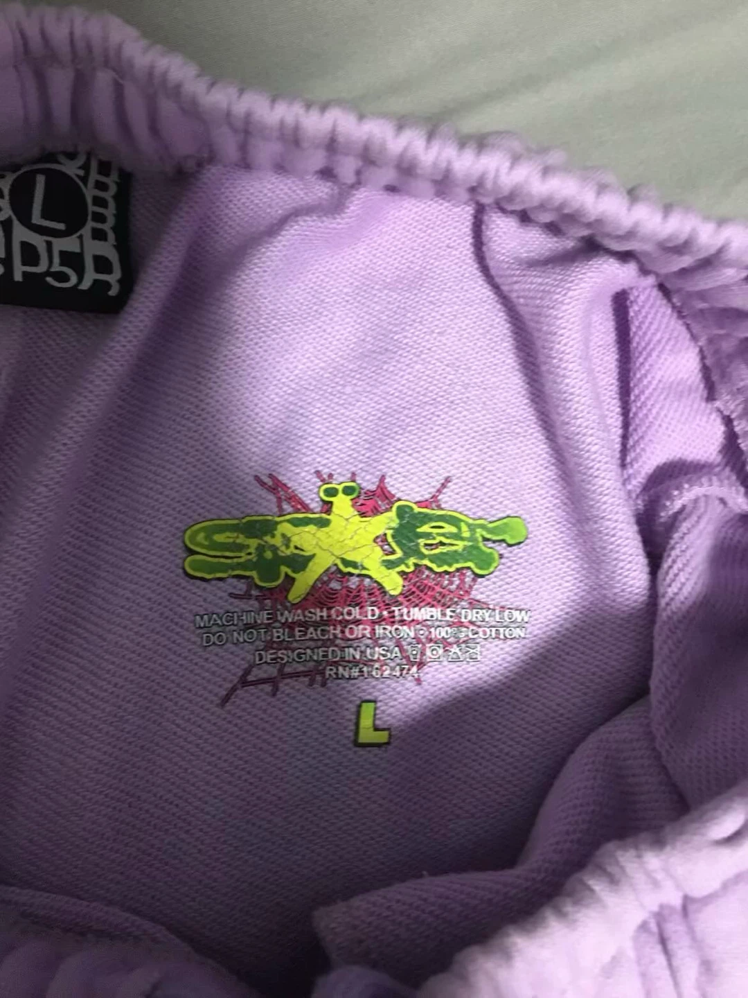 SP5DER Lavender Sweatpants - Size L - photo 4