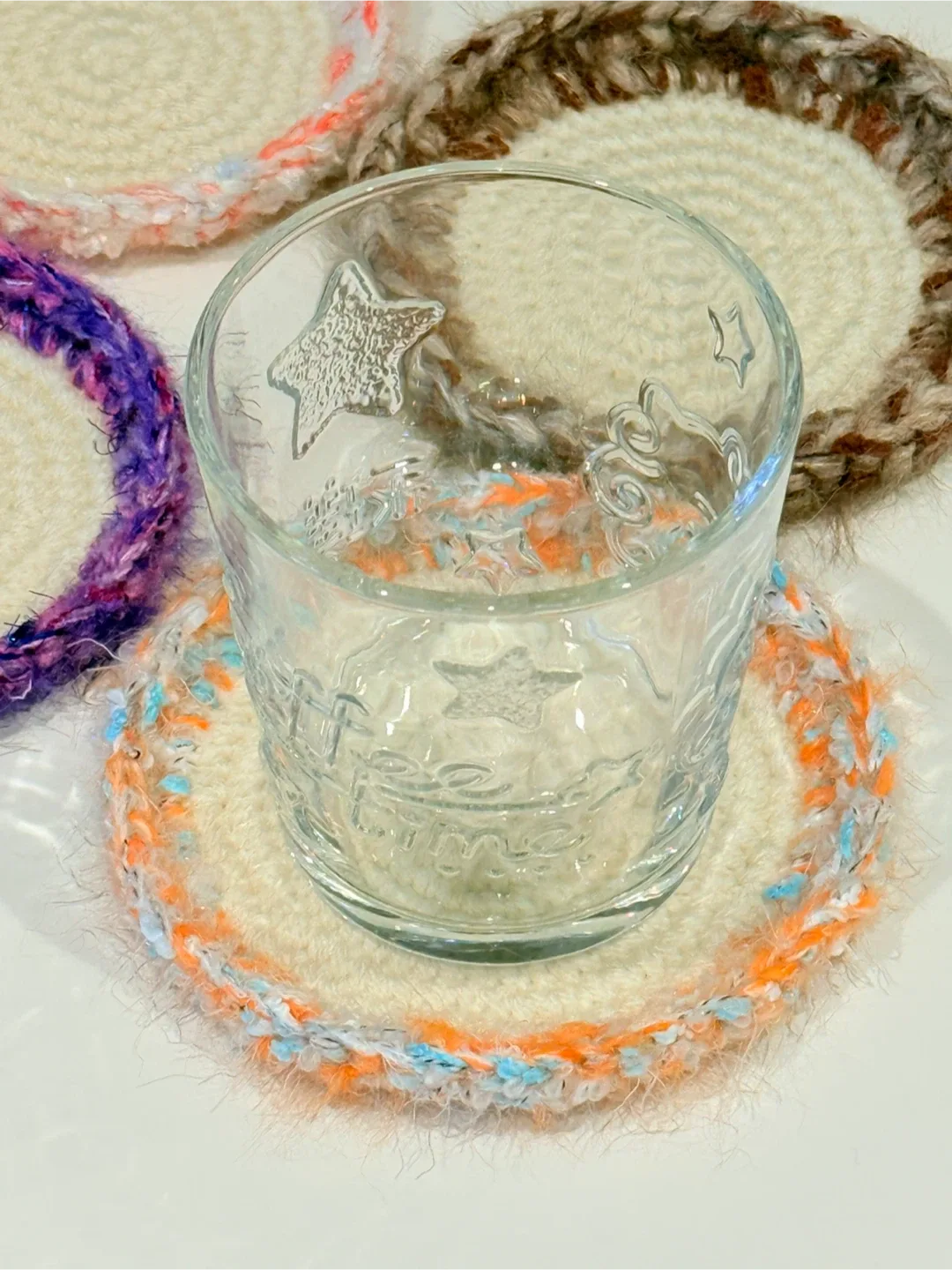 Crochet handmade cup coaster image indicator(4)