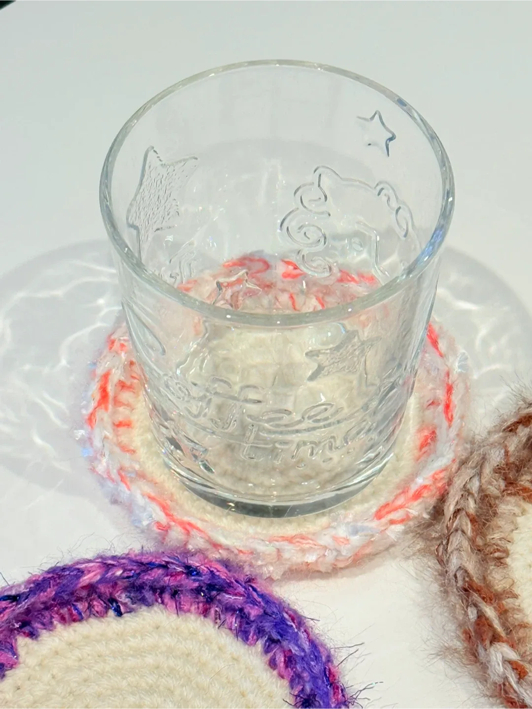 Crochet handmade cup coaster image indicator(2)
