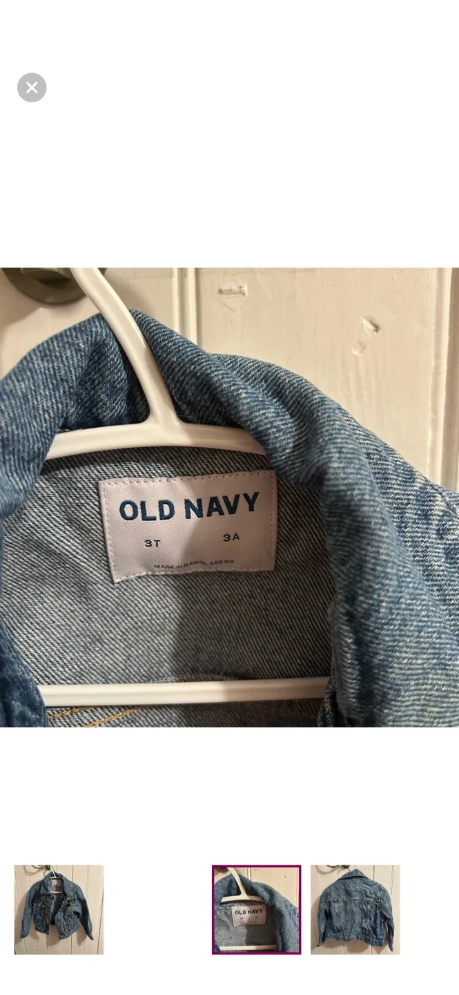 Old Navy Denim Jacket - Size 3T image indicator(2)