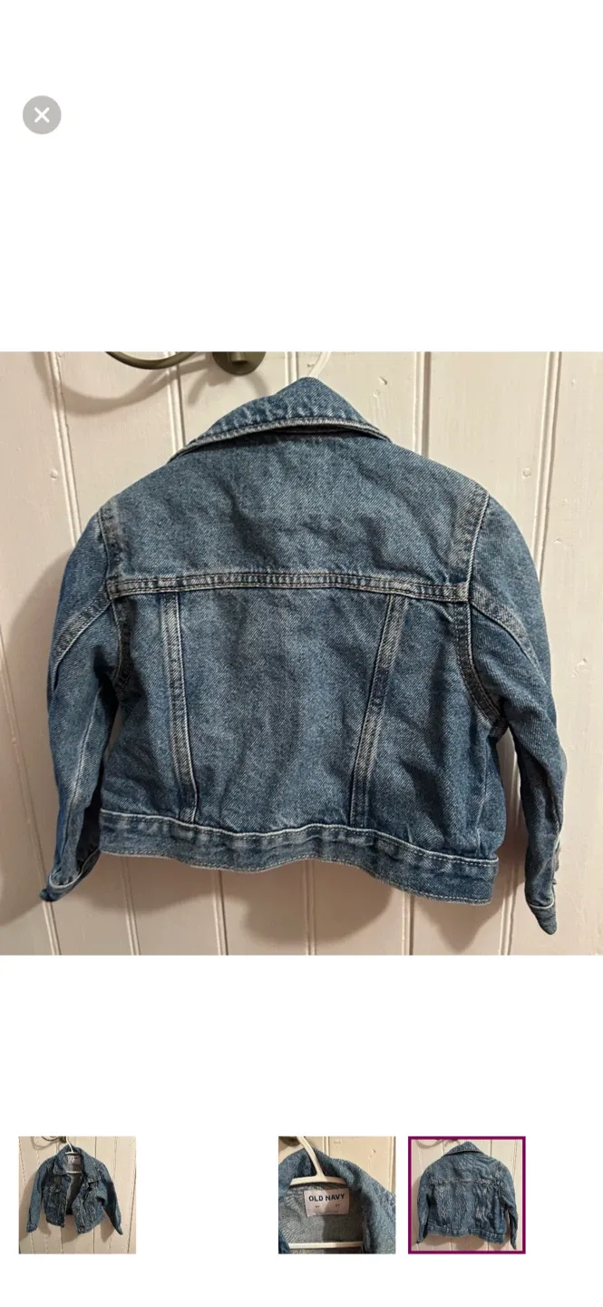 Old Navy Denim Jacket - Size 3T image indicator(3)