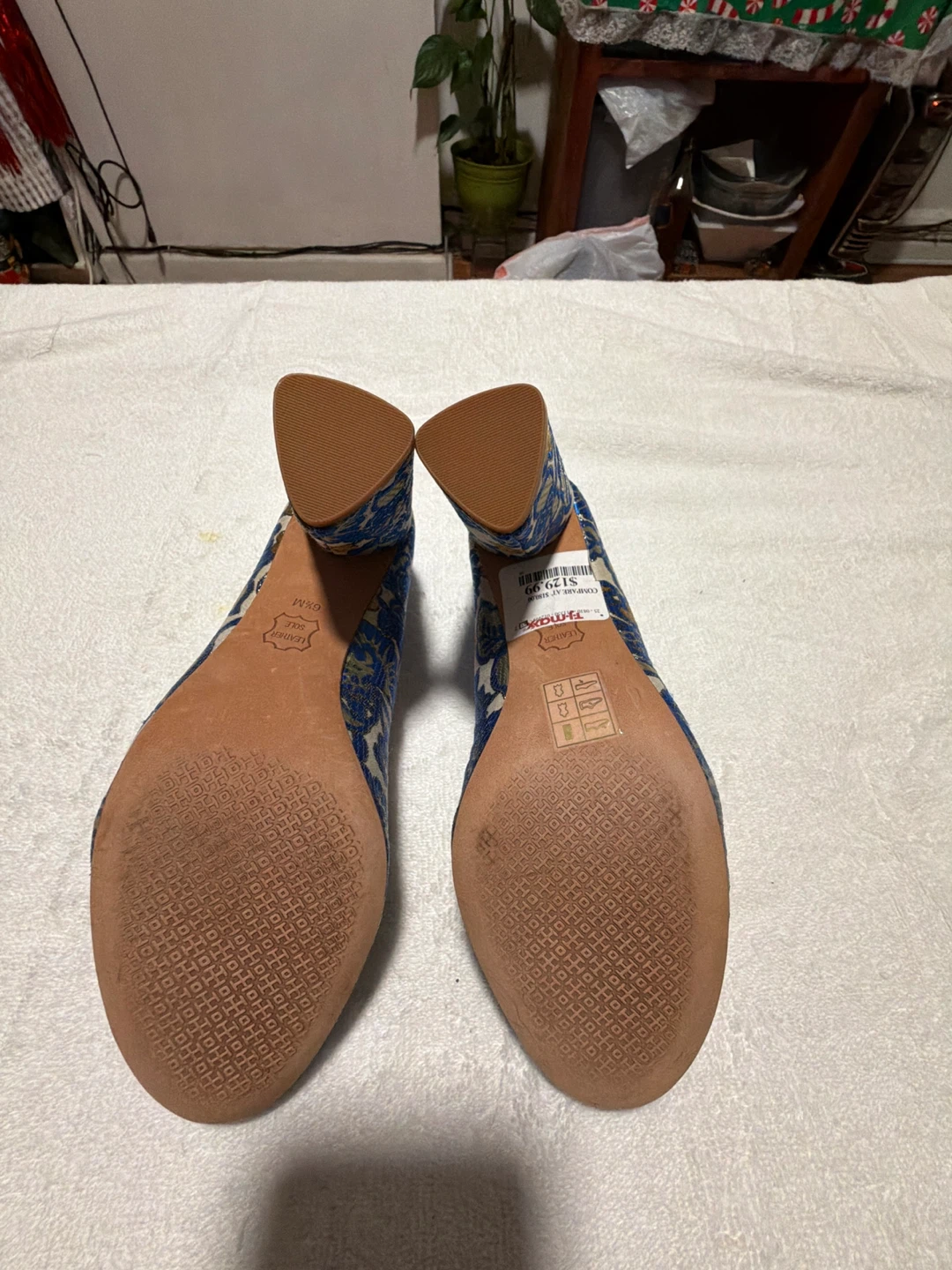 Tory Burch Heels - Size 6.5M - Blue Floral - photo 5