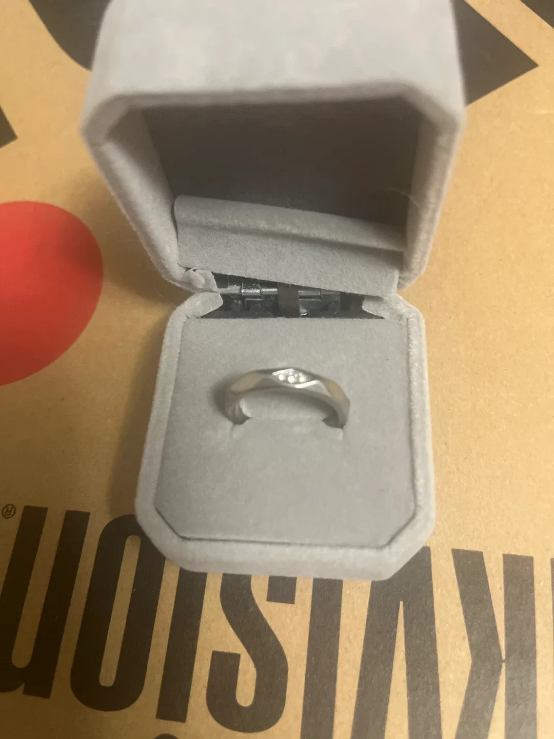 Silver Ring in Box