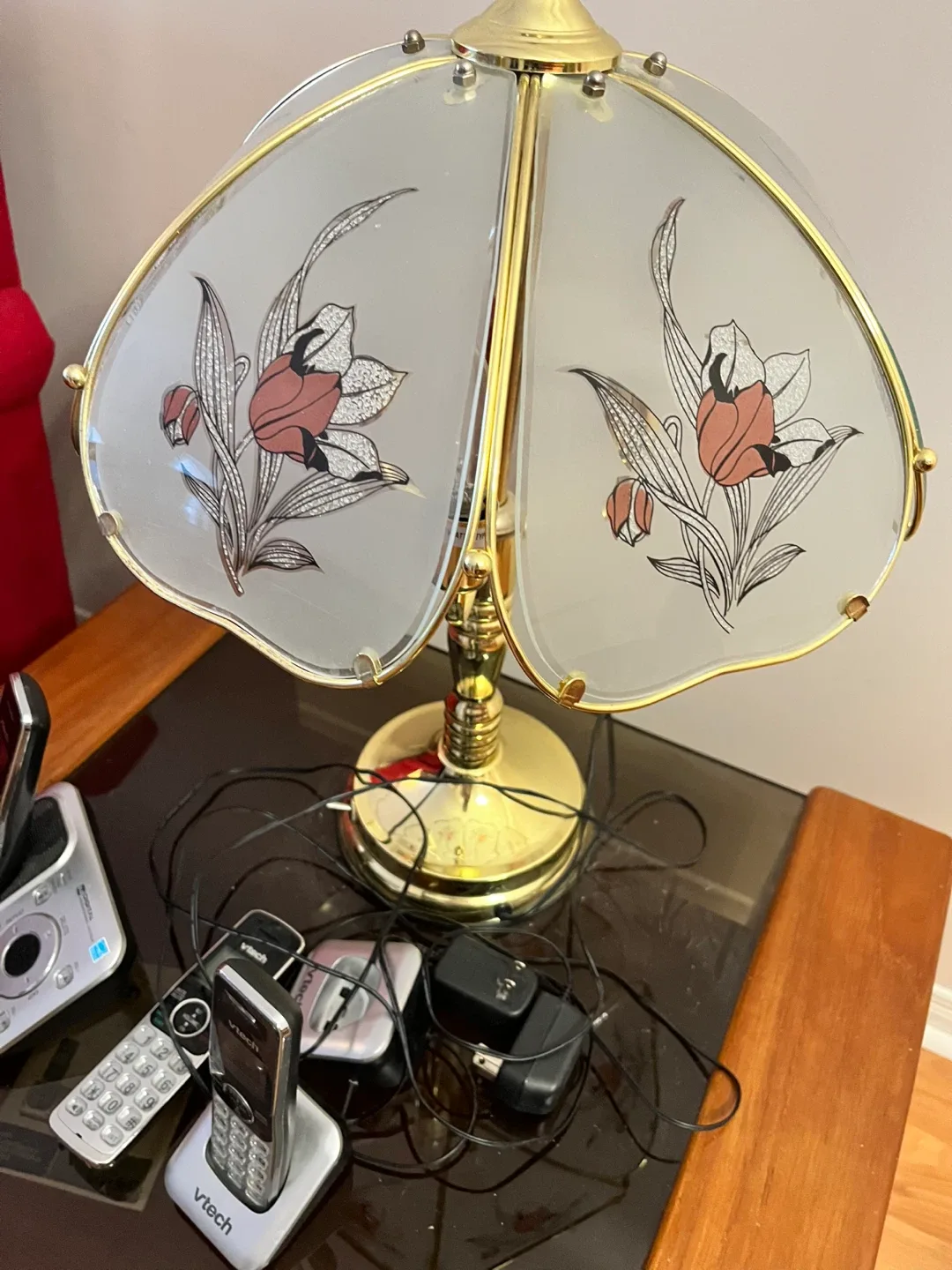 Floral Accent Table Lamp 2