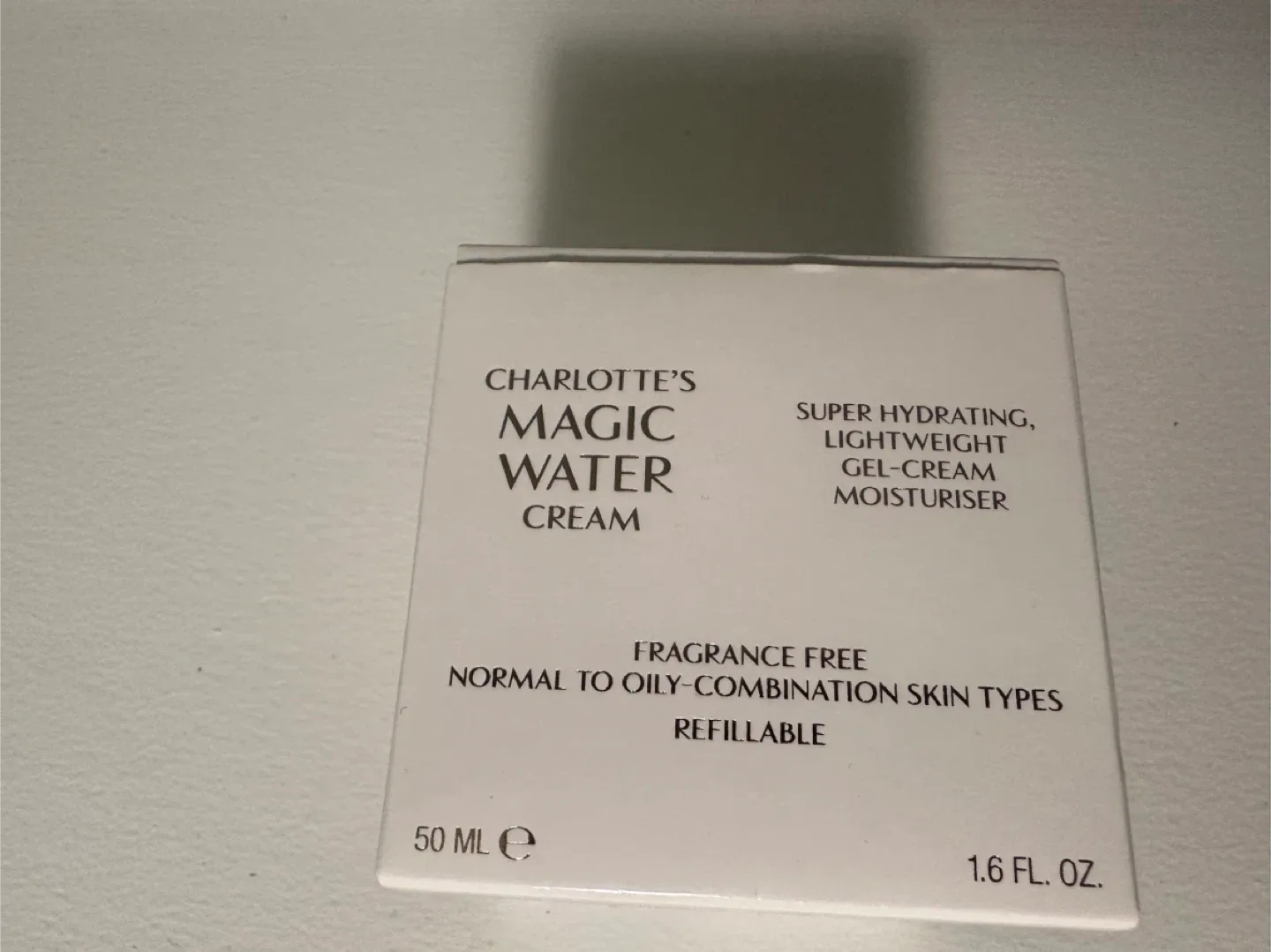 Charlotte's Magic Water Cream 50mL retail $100 selling for $57