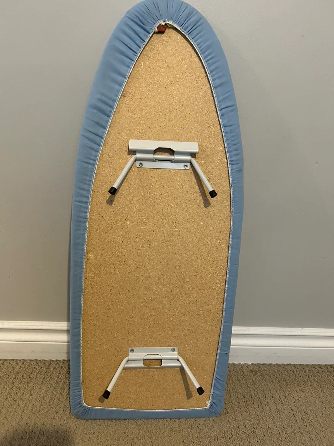 Ironing board, blue cover, Tfal iron