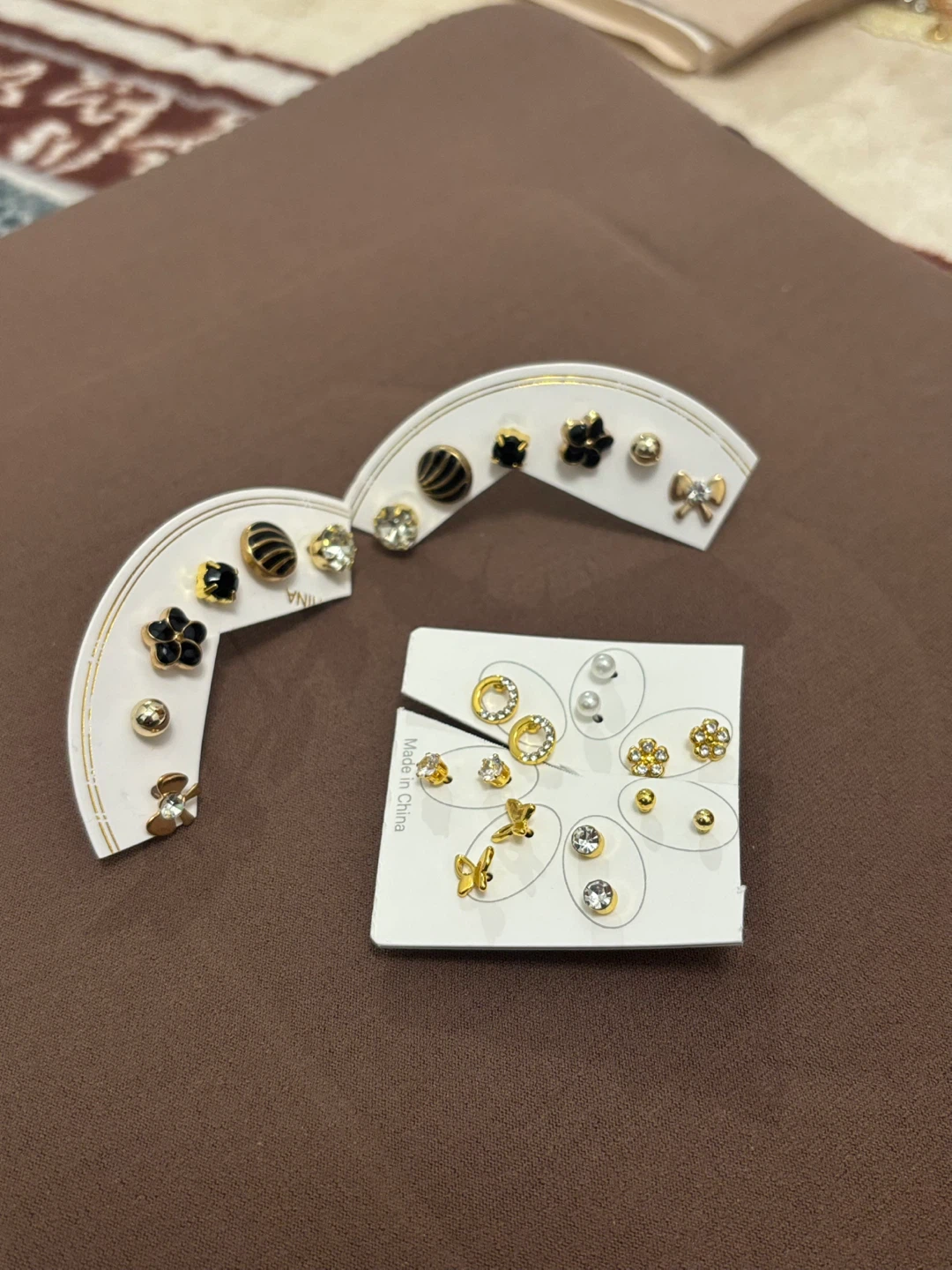 Earring set of 6 & Bracelet - photo 4