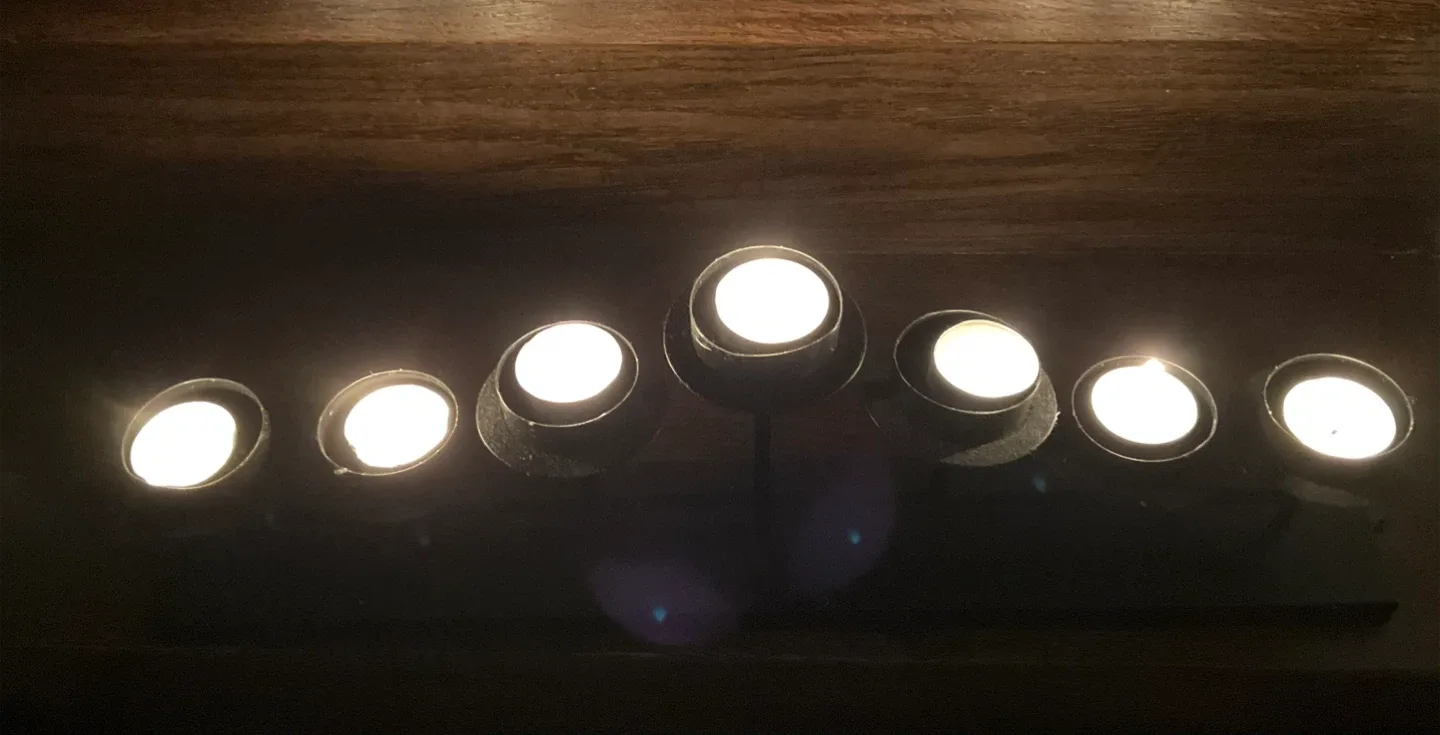 Tea Light Candle Holder - Black Metal image indicator(3)