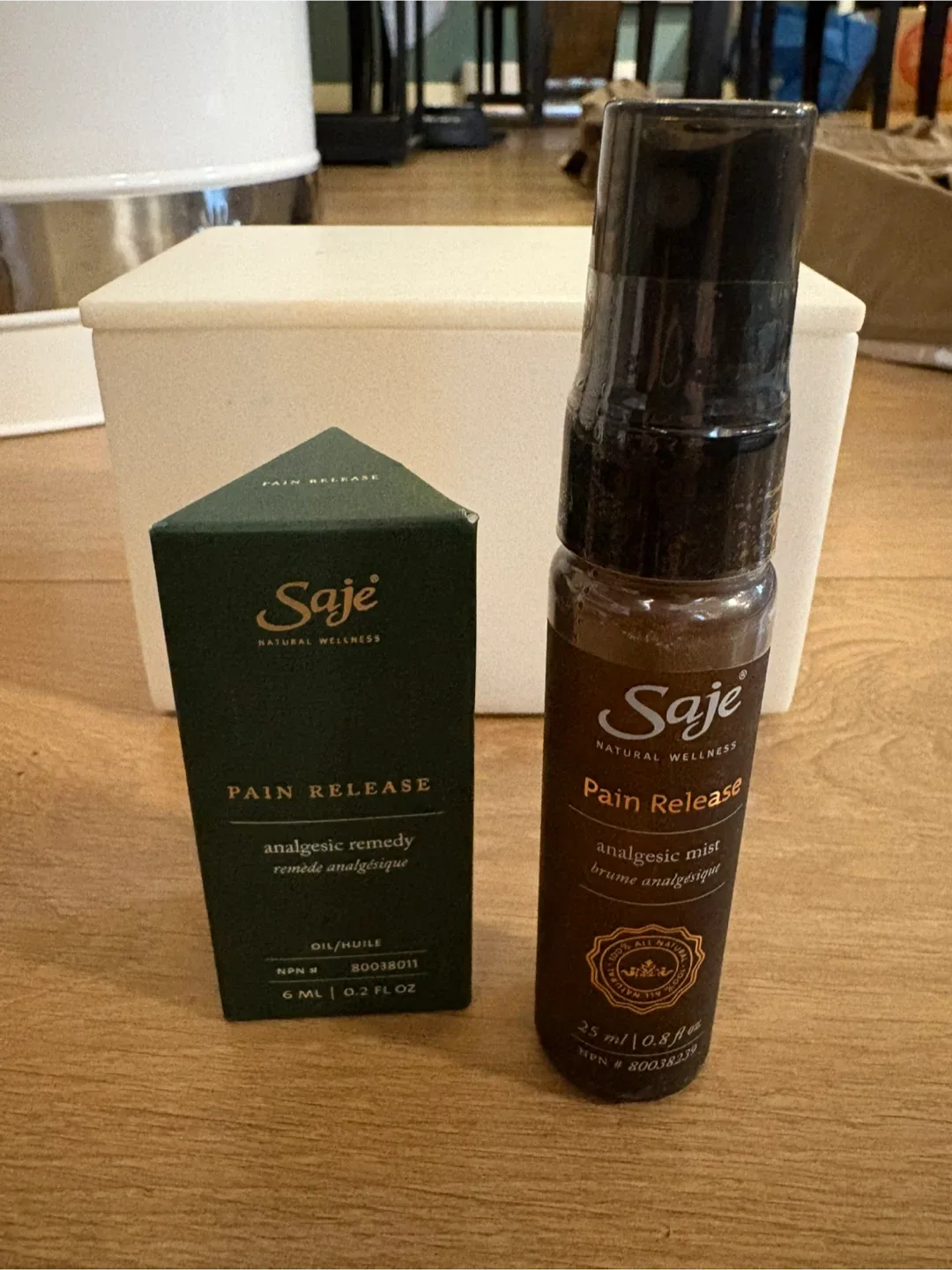 Saje Pain Release Oil & Mist Set