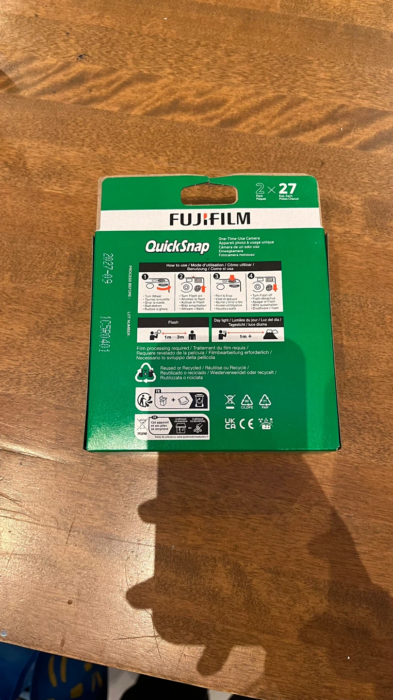Fujifilm QuickSnap Camera 2 Pack - New! - photo 2