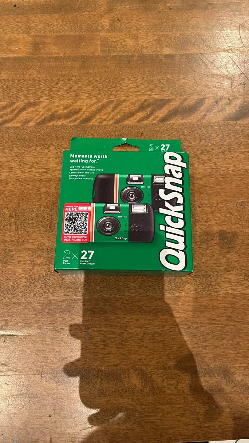 Fujifilm QuickSnap Camera 2 Pack - New!